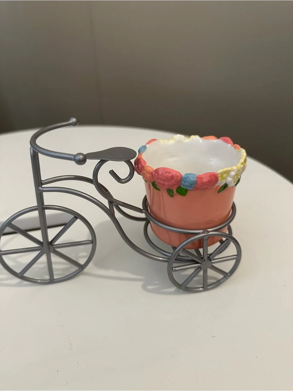 Yankee Candle flower bike votive candle holder
